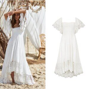 Coven & Co Folklore Gown in White Medium